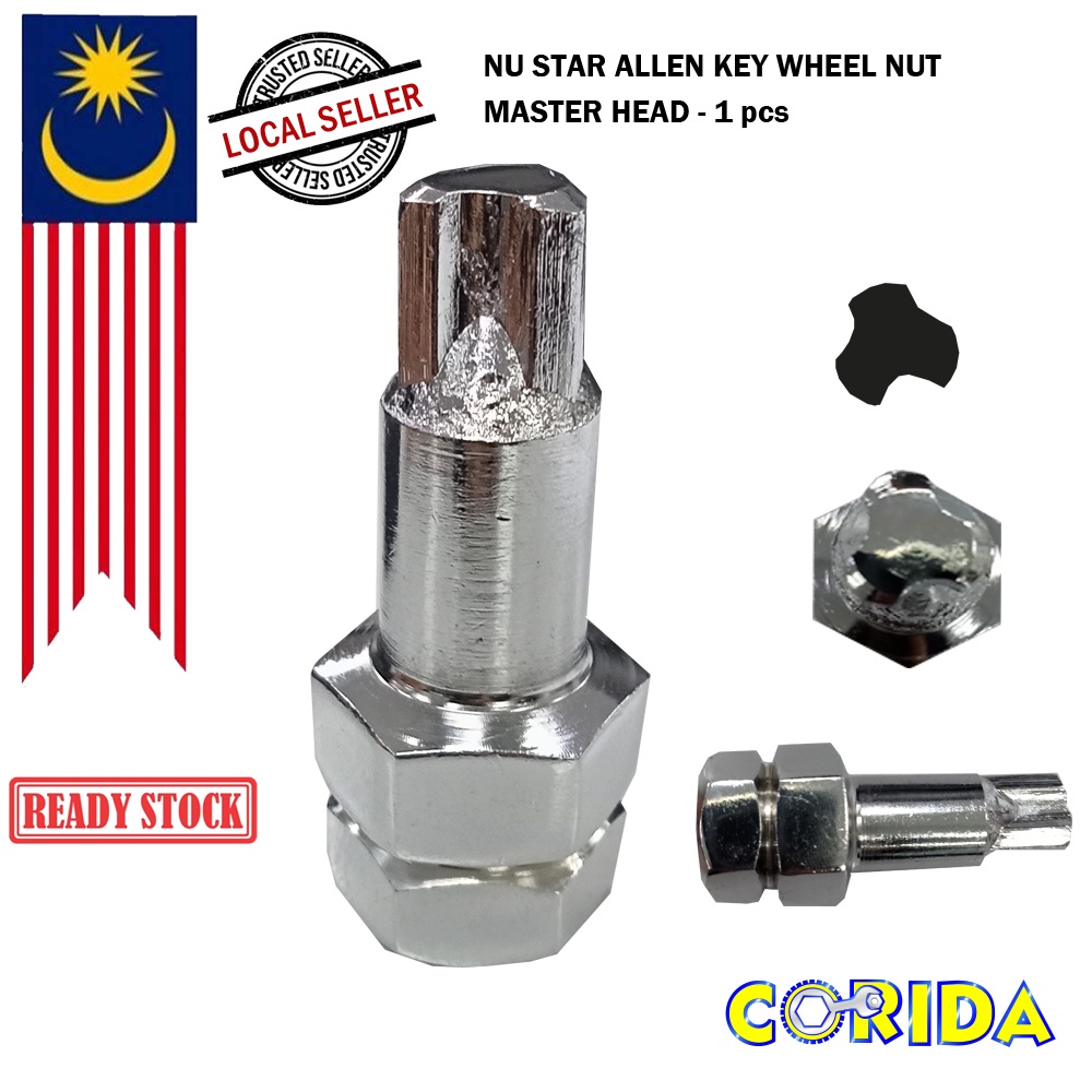 NU STAR ALLEN KEY WHEEL NUT MASTER HEAD 1 pcs Shopee Malaysia