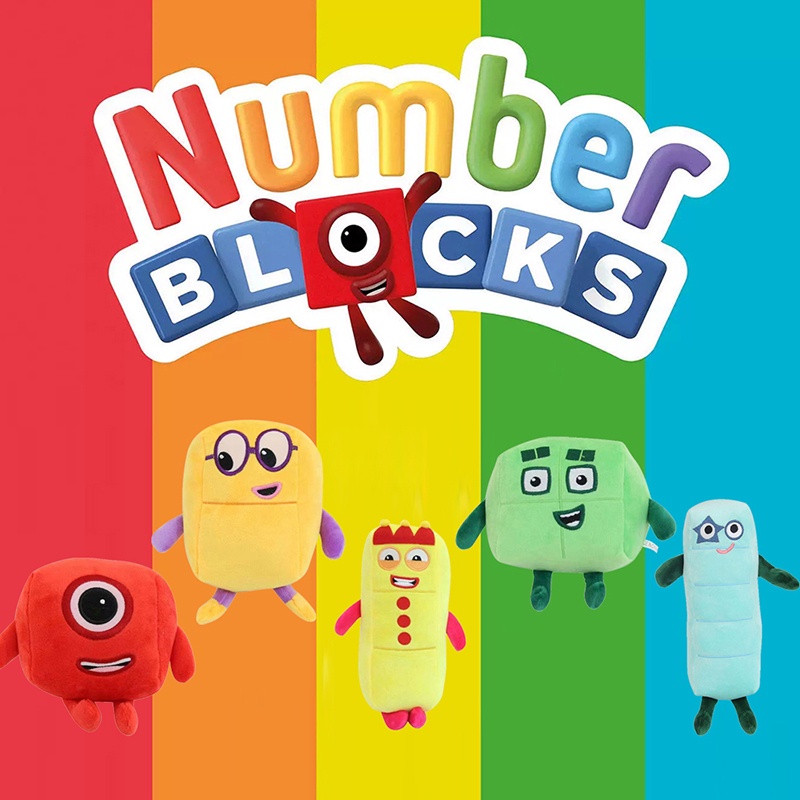 Cartoon Numberblocks Plush Doll Stuffed Toy Cute Number Blocks Doll 