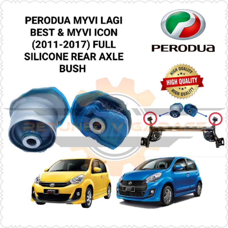 MYVI LAGI BEST / MYVI ICON FULL SILICONE REAR AXLE BUSH Shopee Malaysia