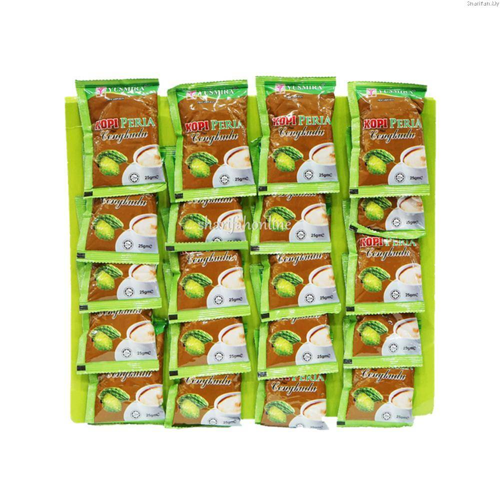 Yusmira KOPI PERIA PLUS CENGKUDU PAPAN @ KOTAK 20 PAKET Ready stock