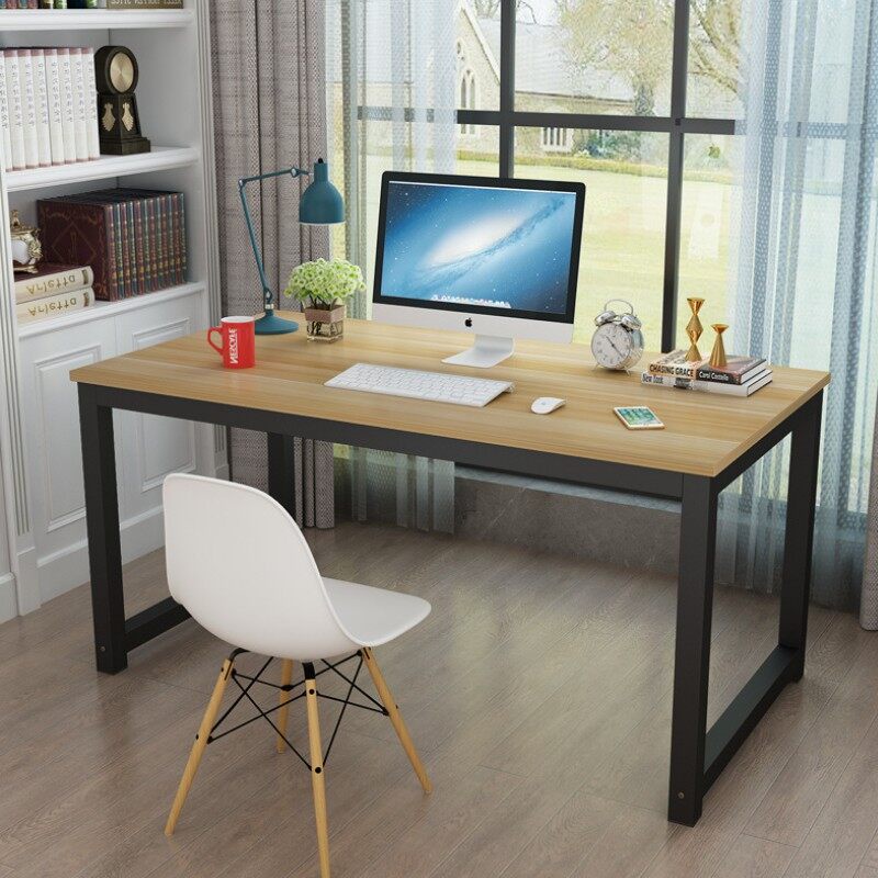 FREE GIFT  Modern Home Office Table 120x60cm / 120x70cm Workstation Office Desk Writing Study Table Wood Computer De