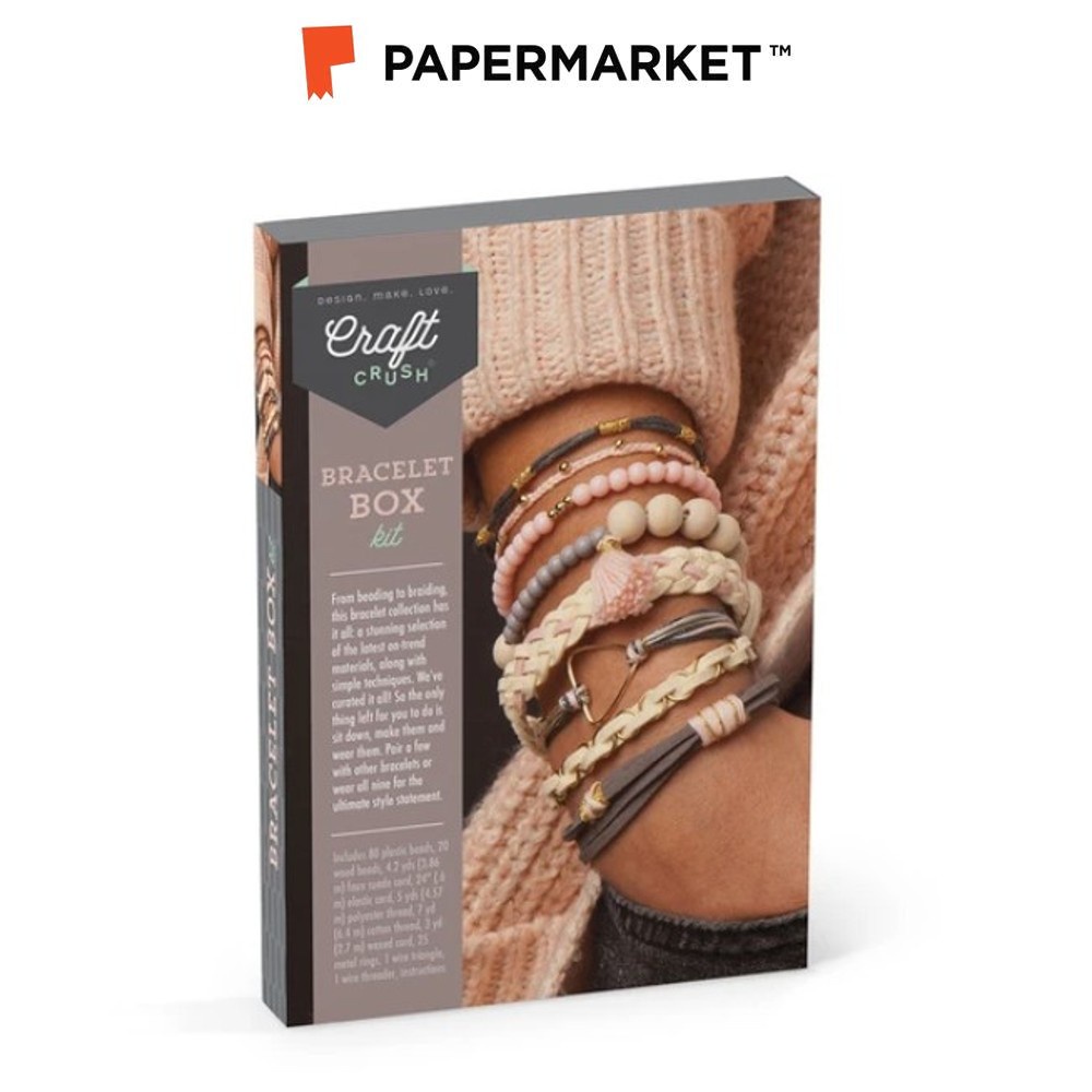 DIY Craft Kits for Adults Craft Crush Bracelet Box Blush Shopee