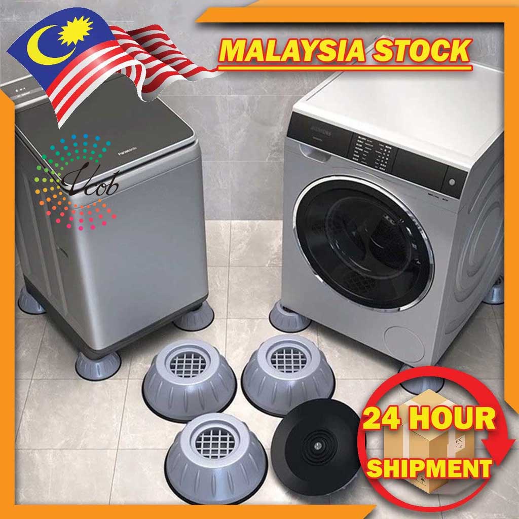 Anti Vibration Feet Pads Rubber Mat Slipstop Silent Universal Washing