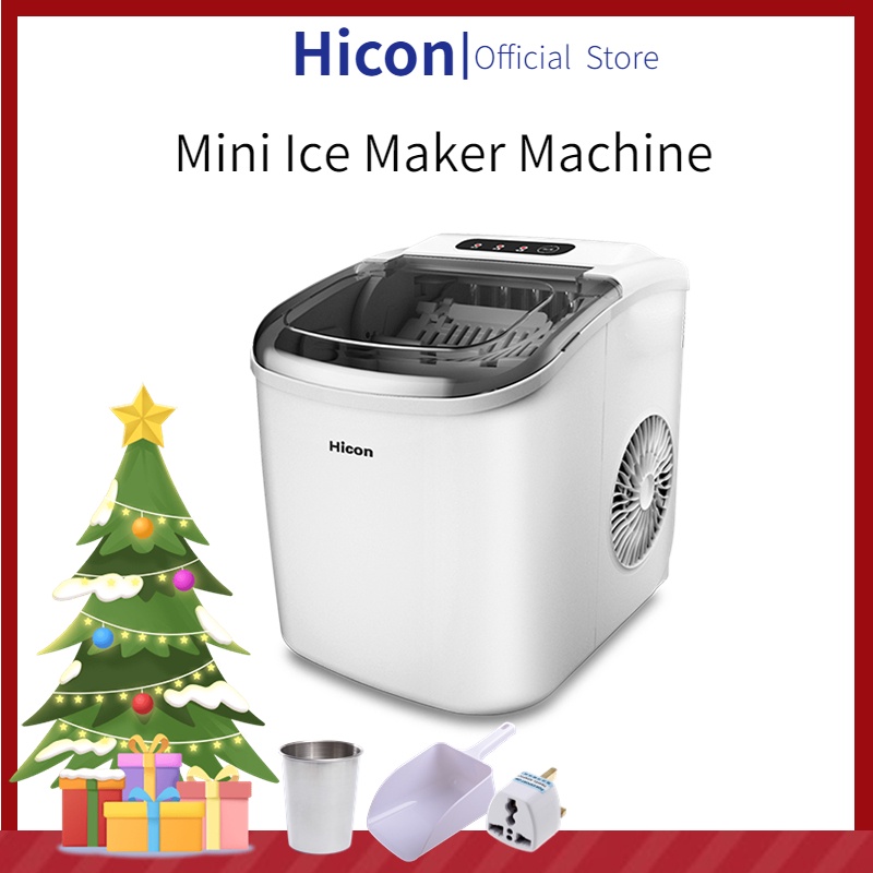 Mini Hicon Ice Maker Machine Electric Ice Maker mesin ais batu Pembuat Home Automatic peti ais