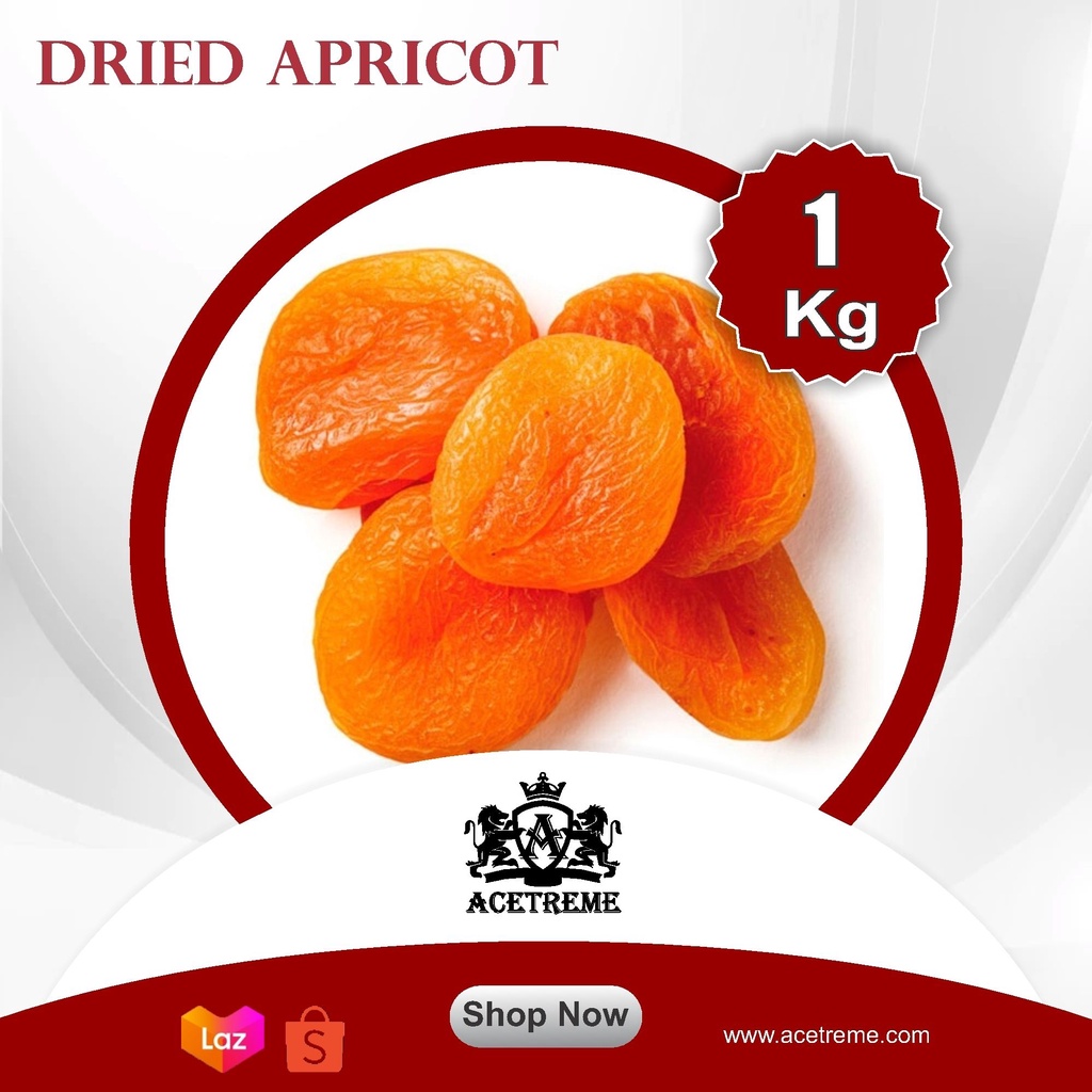 (1kg) Acetreme Dried Apricot dried fruit Shopee Malaysia