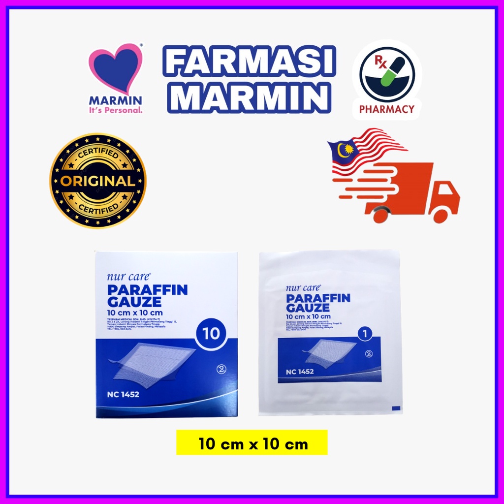 ORIGINAL FARMASI Nur Care Parrafin Gauze Aquacel Extra Hydrofiber