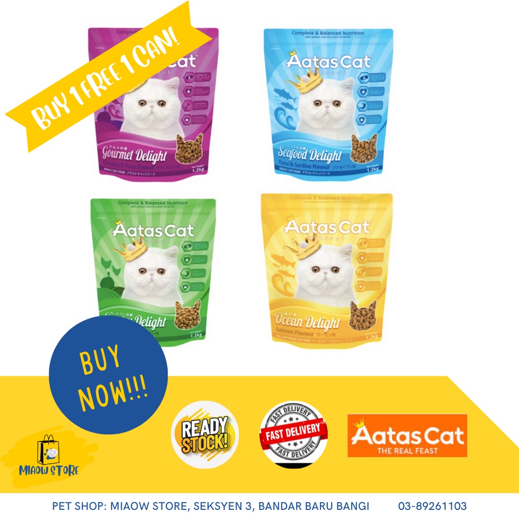 AATAS CAT DRY FOOD AATAS MAKANAN KERING BELI 1 PERCUMA 1 TIN WET FOOD AATAS AATAS TOFU LITTER