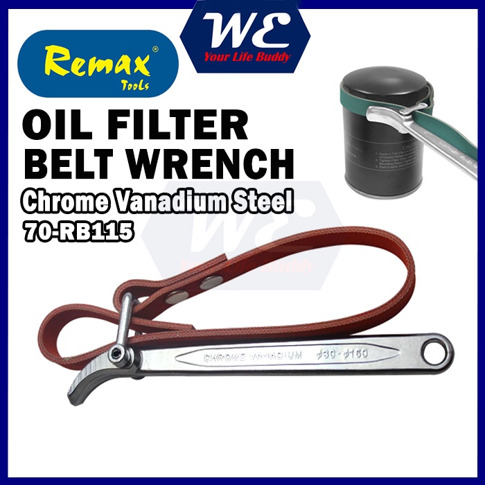 REMAX OIL FILTER BELT WRENCH 70-RB115 /BELT TYPE OIL FILTER WRENCH