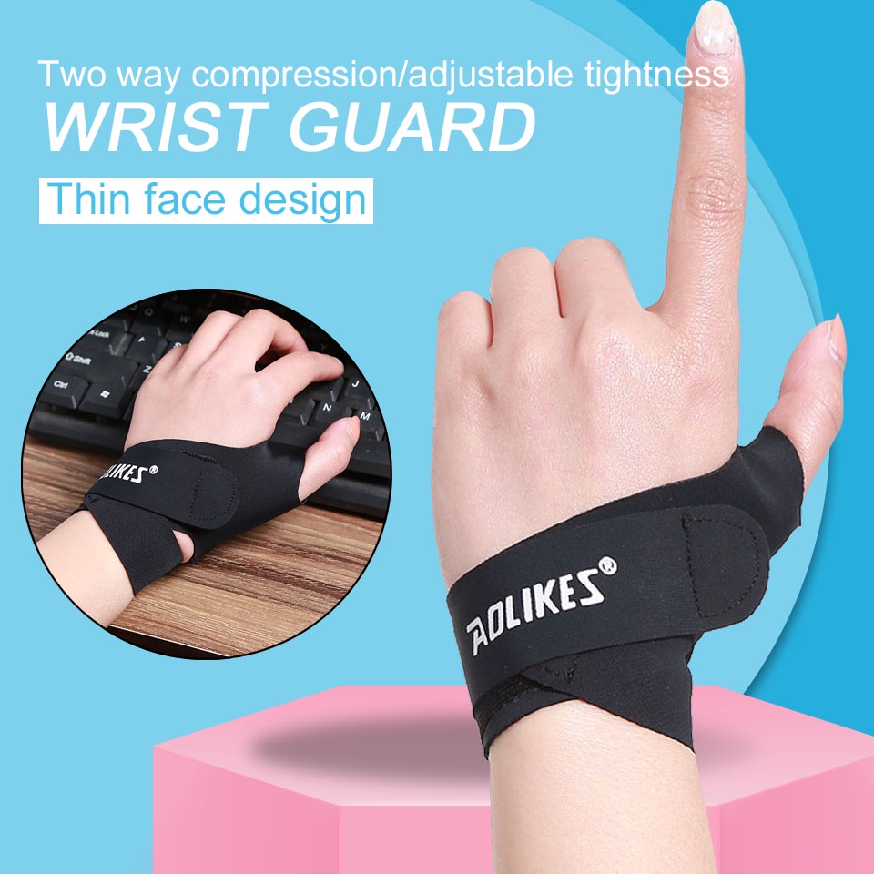 AOLIKES 1Pcs Thumb Wrist Tendon Sheath Sprains Brace Support Sport Work