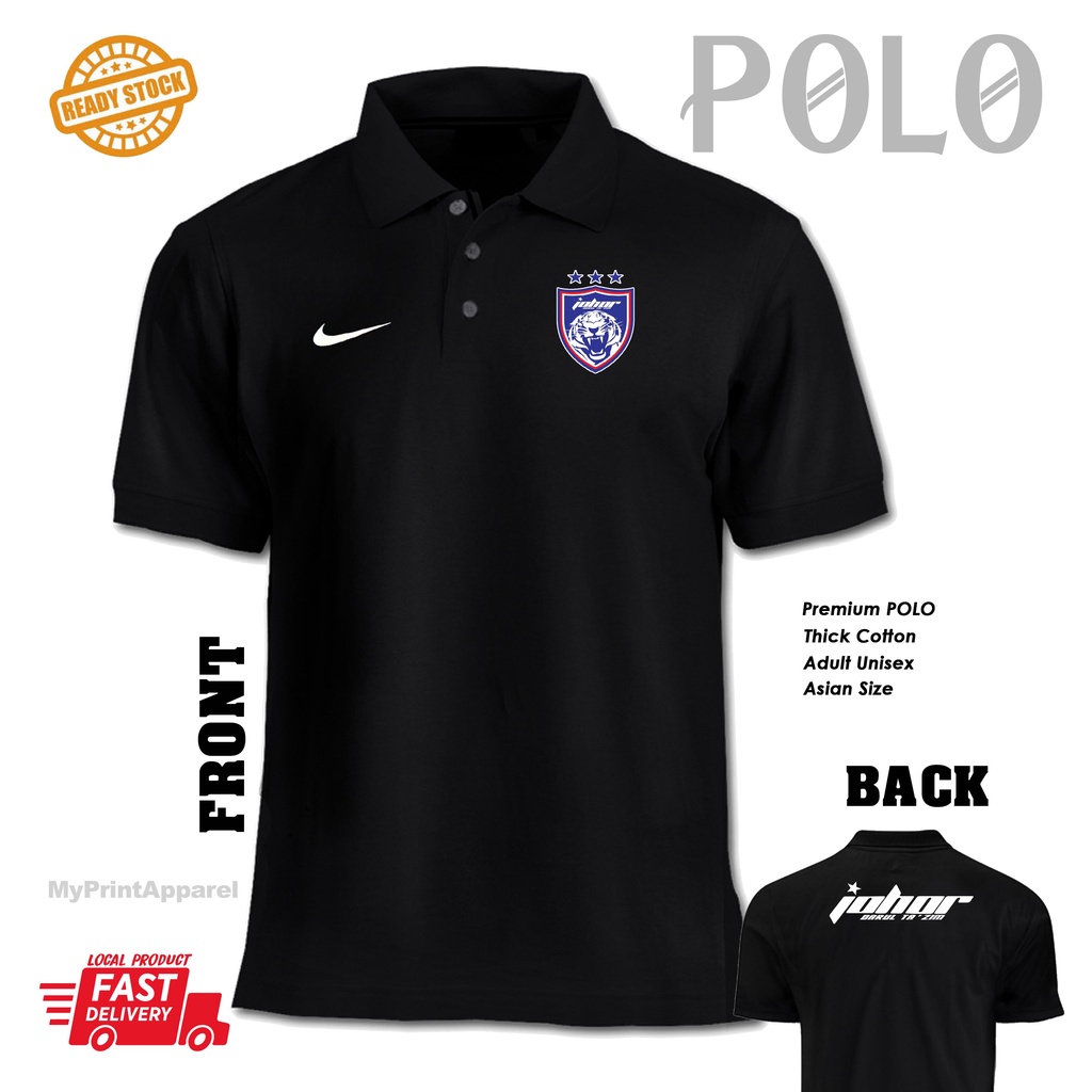 POLO Johor Tshirt cotton Football Futsal not jersey | Shopee Malaysia