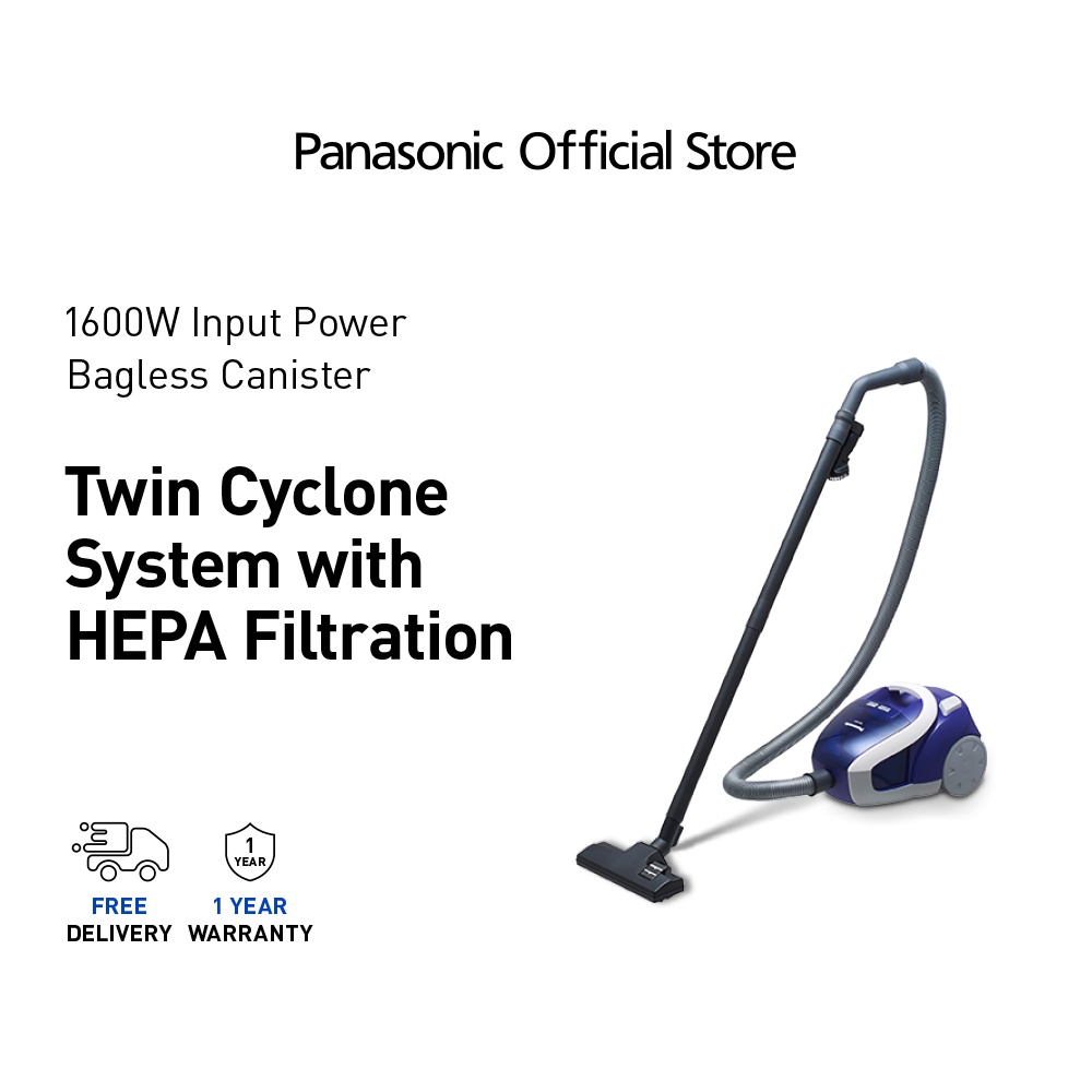 PANASONIC MC-CL431 350W Bagless Vacuum Cleaner MC-CL431 Powerful HEPA  Filter Convenient Pembersih Vakum 吸尘机 | Shopee Malaysia