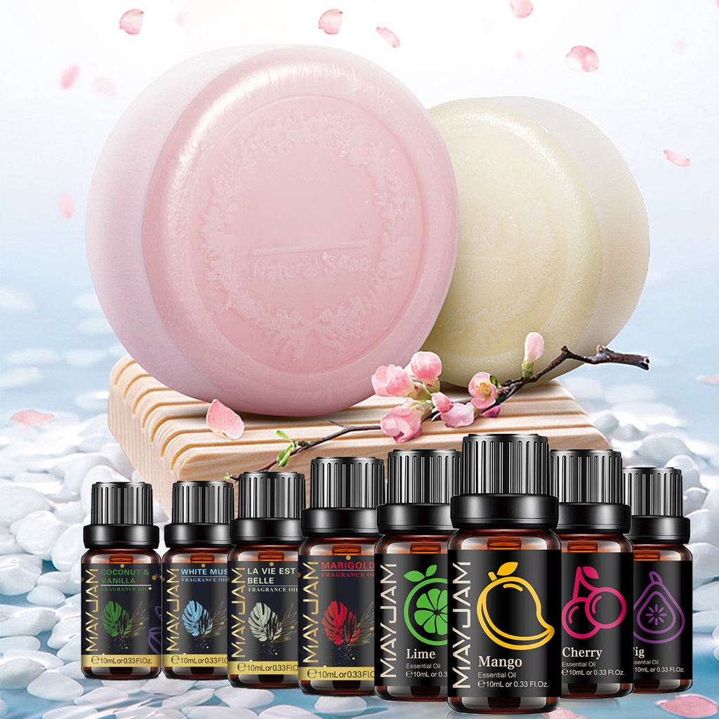 MAYJAM 10ML Fragrance Oil Aromatherapy Humdifier Oils mango freesia for diy candle soap bath relaxation