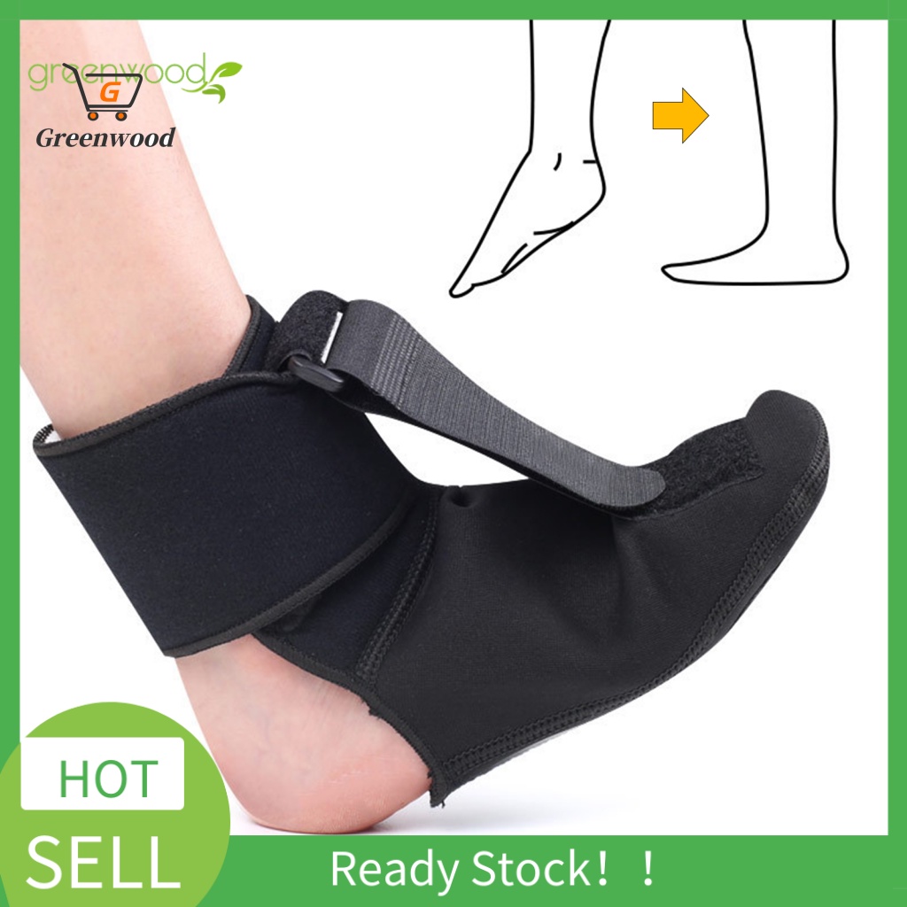 GRE Black Stretch Foot Guards for Bedridden Patients Foot Drop Fixation Strap Convenient