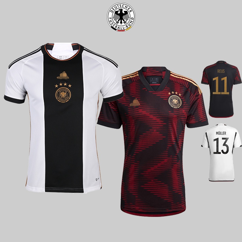 [Qatar World Cup], German National Football Team football shirt, fan style jersey, customized name + number + team name (super size S-4XL), NO.13 MULLER, NO.7 HAVERTZ, NO.10 GNABRY