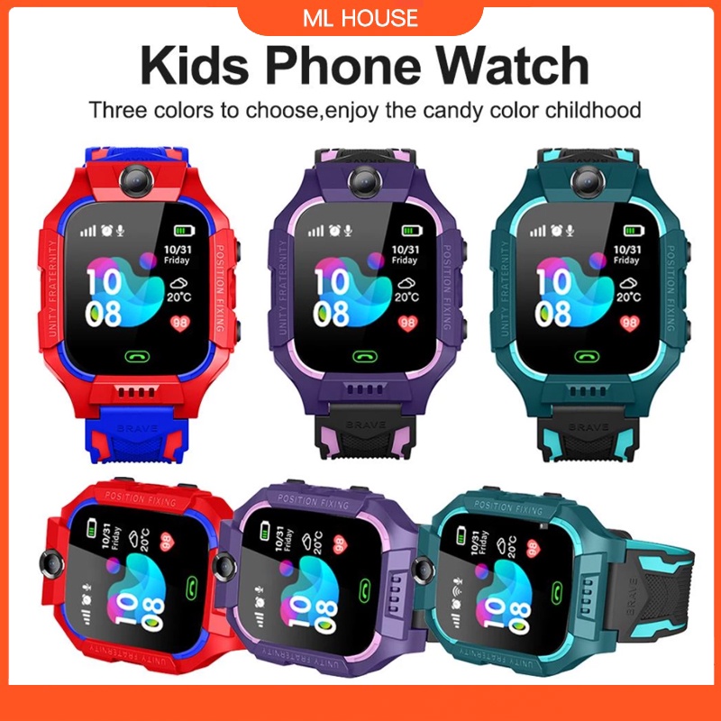 Q19B Kid Children Smart Watch IPX7 Waterproof Touch Screen Watch LBS Location Tracking Camera Call Jam Pintar Anak Budak