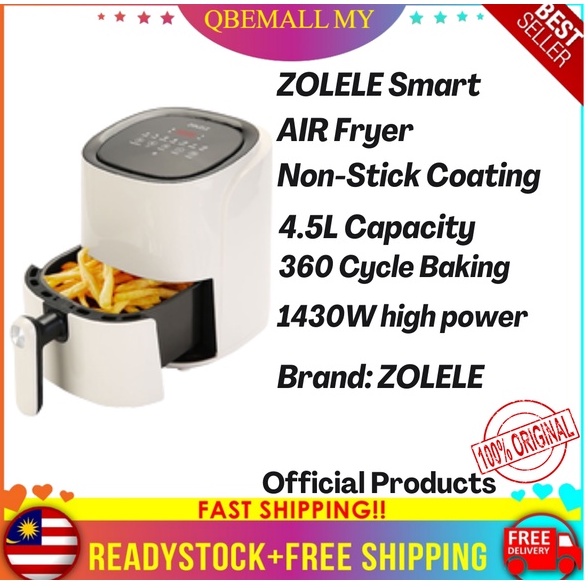 ZOLELE ZA001 Smart Air Fryer Oven Multifunctional Fryers NonStick