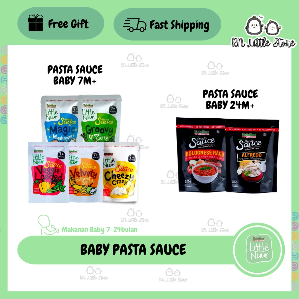 Eatalian Express Pasta Sauce Baby/Magic Mushroom/Cheezy Crazy/Buternut