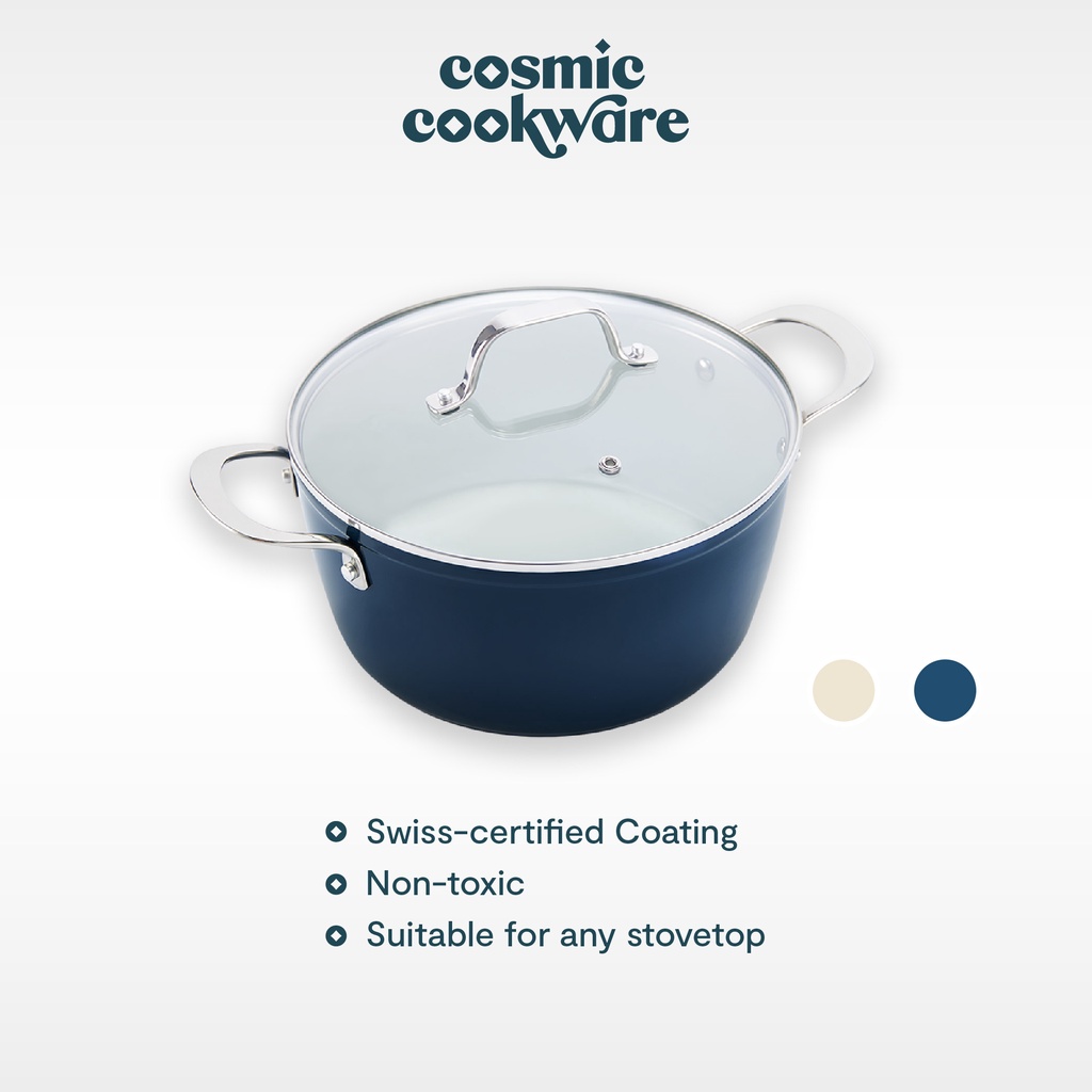 Cosmic Cookware Non-Stick XERADUR 2 Ceramic Coated Cosmo Casserole ...