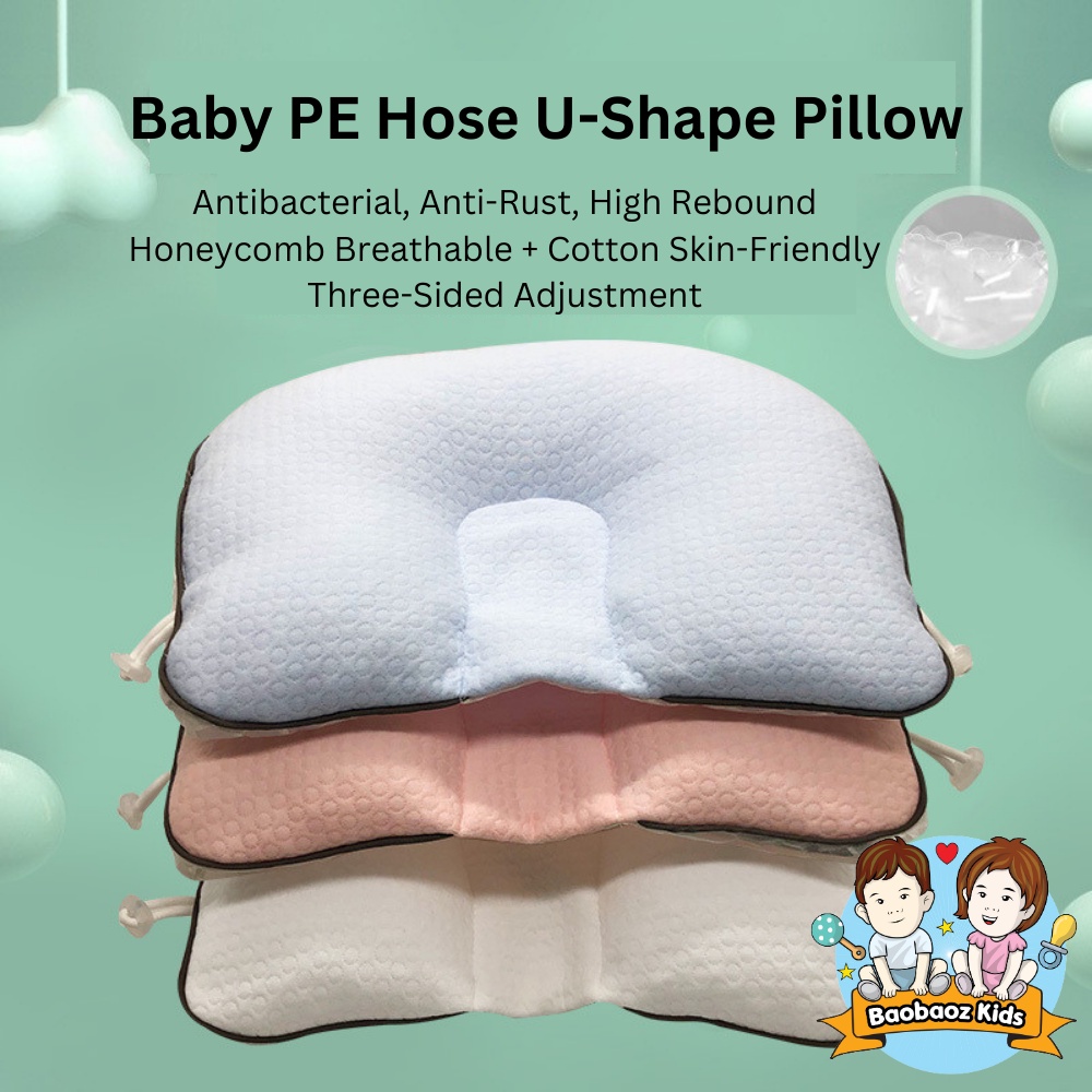 Baobaoz Baby Head Neck Support Soft PE Hose Shaping Pillow Prevent Baby