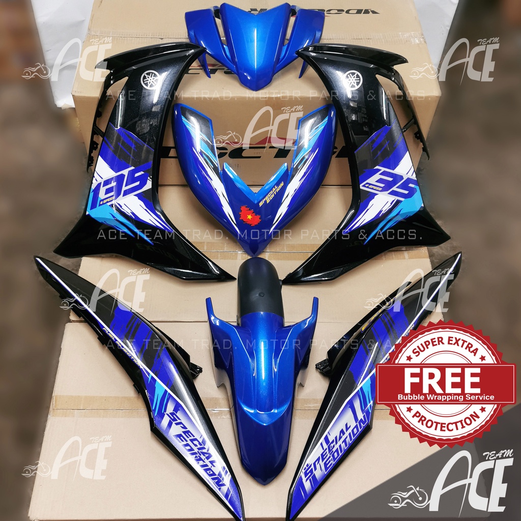 Coverset LC V8 FI LCV8 Tanam Vietnam Special Blue Black 2022 Yamaha ...