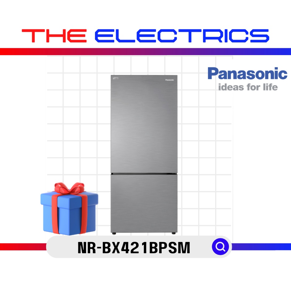 PANASONIC 422L 2DOOR BOTTOM FREEZER FRIDGE NRBX421B / NRBX421BPSM