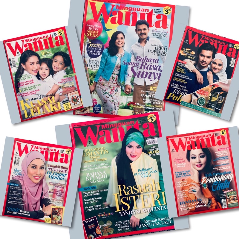 Majalah Mingguan Wanita / 2015 / Majalah Lama | Shopee Malaysia