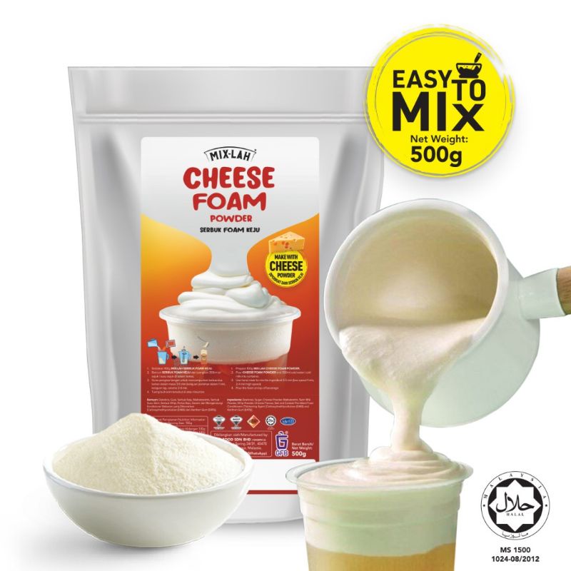 MIXLAH Cheese Foam Powder 500g Shopee Malaysia