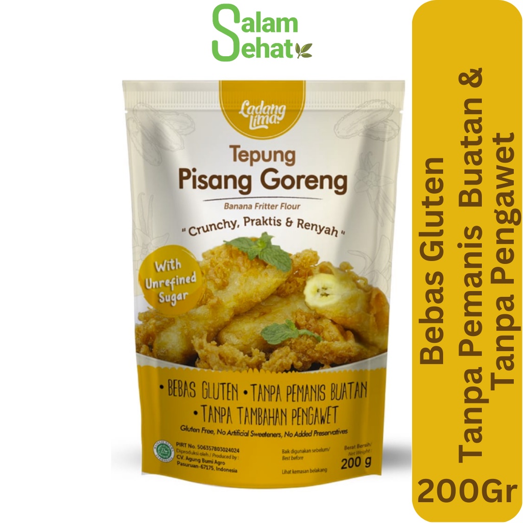 Ladang Lima Gluten Free Fried Banana Flour 200g