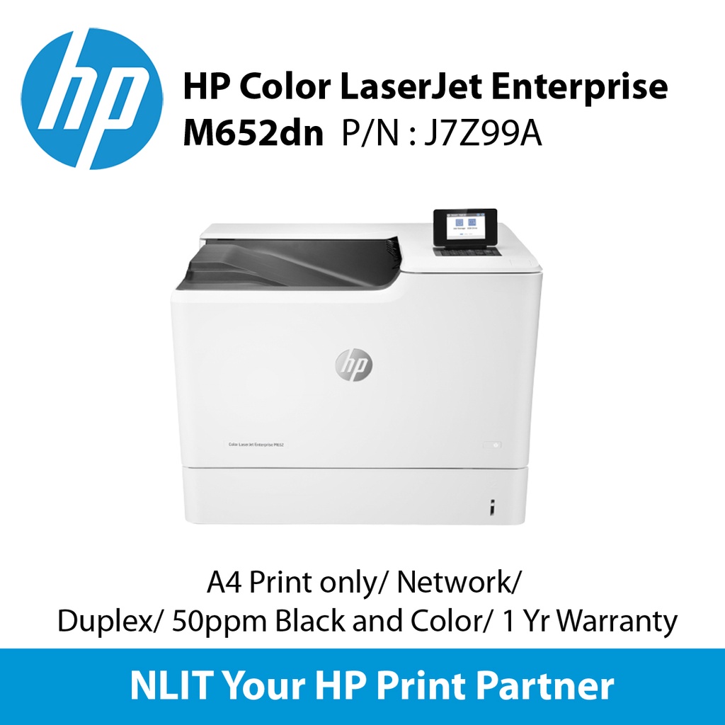 HP Color LaserJet Enterprise M652dn Printer, Print A4, Duplex, Network ...