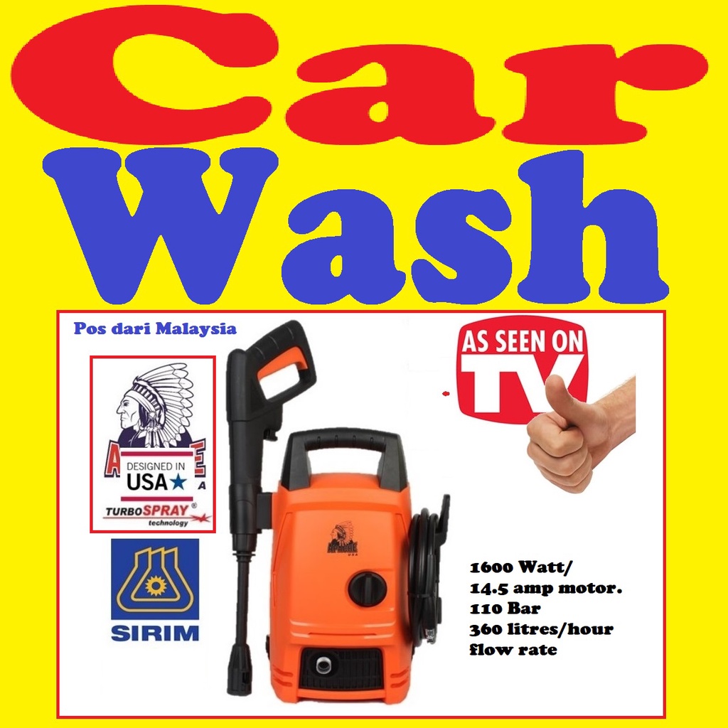 Car Wash Mesin Pam Air Pencuci Cuci Kereta Rumah Washing Water Jet