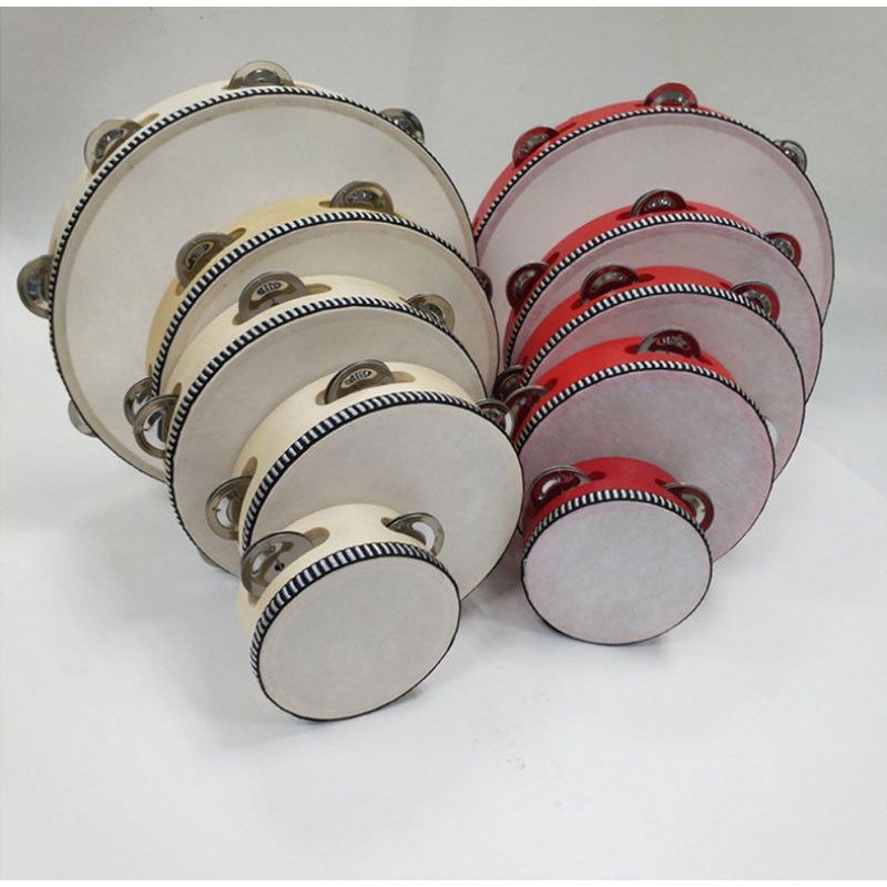 Children's Dance Percussion Tambourine Skin/ Tambolin Berkulit