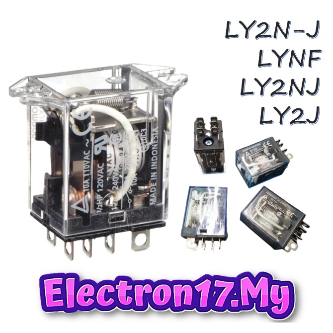 OMRON RELAY LY2NJ LY2NJ LY2J LY2F JQX13F RELAY BASE 12VDC 24VDC