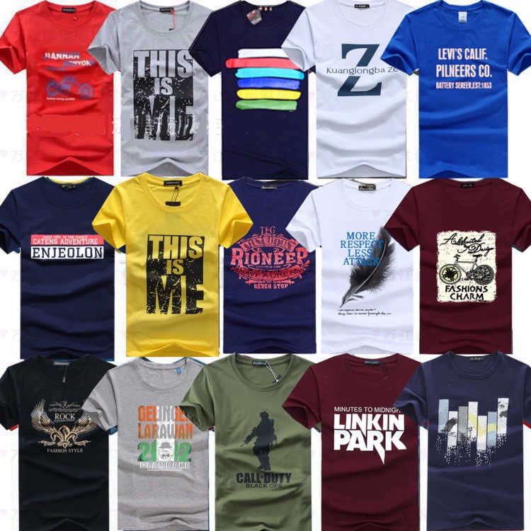 Medium T-shirt New Fasion Random Design T-shirt Unisex T shirt size S M L XL 2XL 3XL
