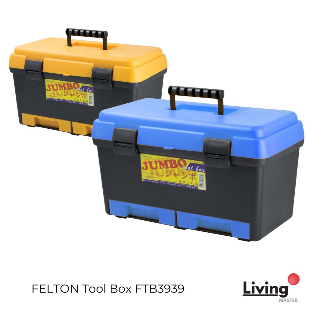 Felton Toolbox Tools Storage Box Toolbox Plastic MultiPurpose Tools