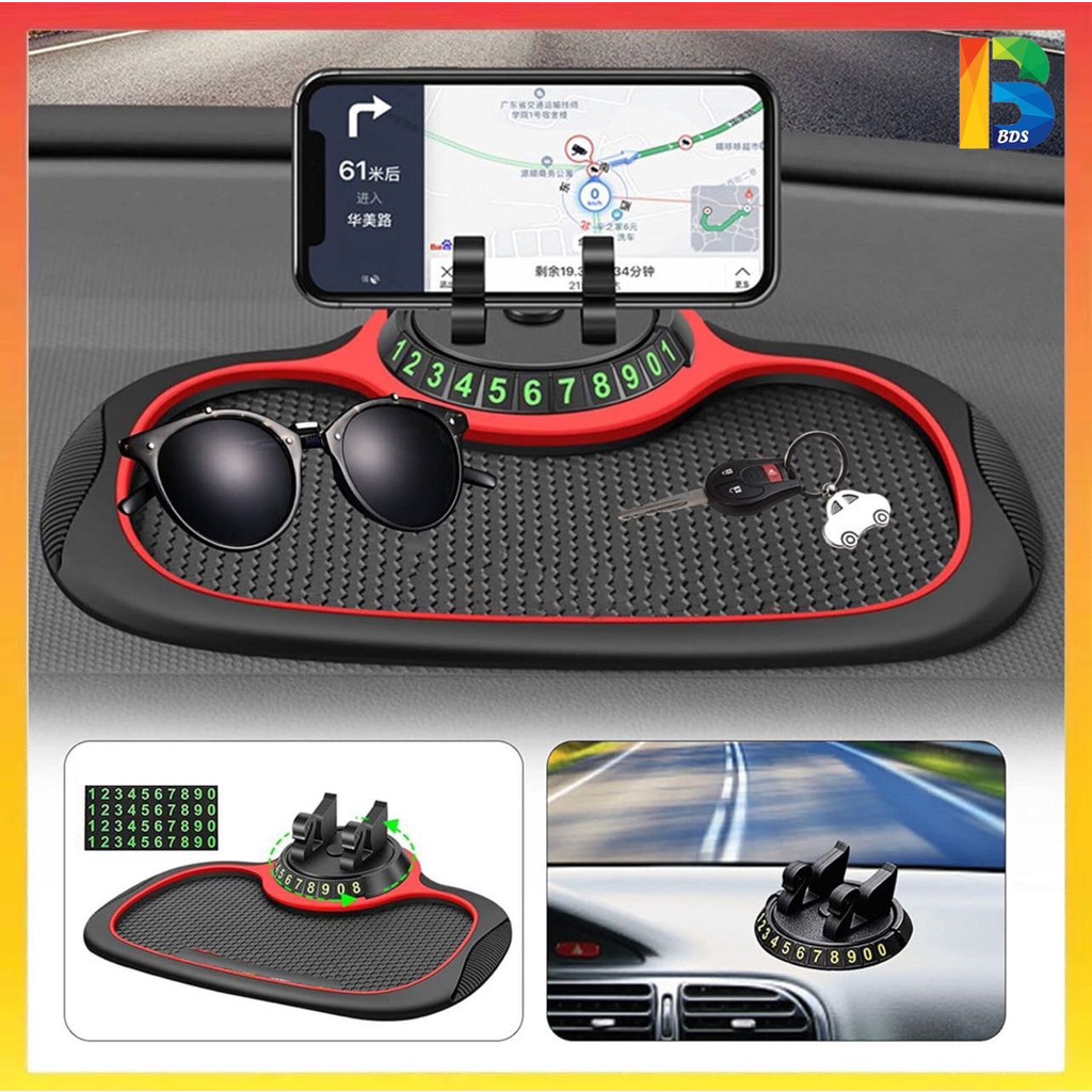 Car Dashboard Anti Slip Mat Sticky Pad Car Stand Car Mounts Number