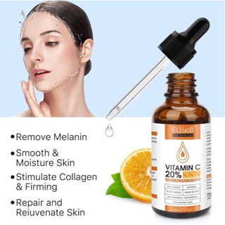 ELBBUB Premium 20% Vitamin C Serum For Face with Hyaluronic Acid ...