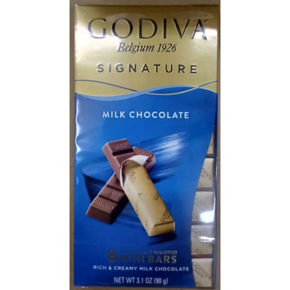 GODIVA SIGNATURE MILK CHOCOLATES 90G | Shopee Malaysia