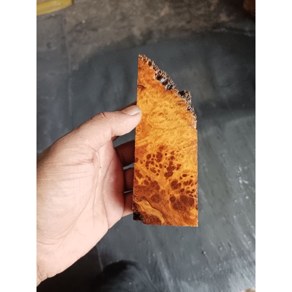 KAYU Lantoro Burl Wood Grade A Hybrid resin Craft Material Size 15x5x4