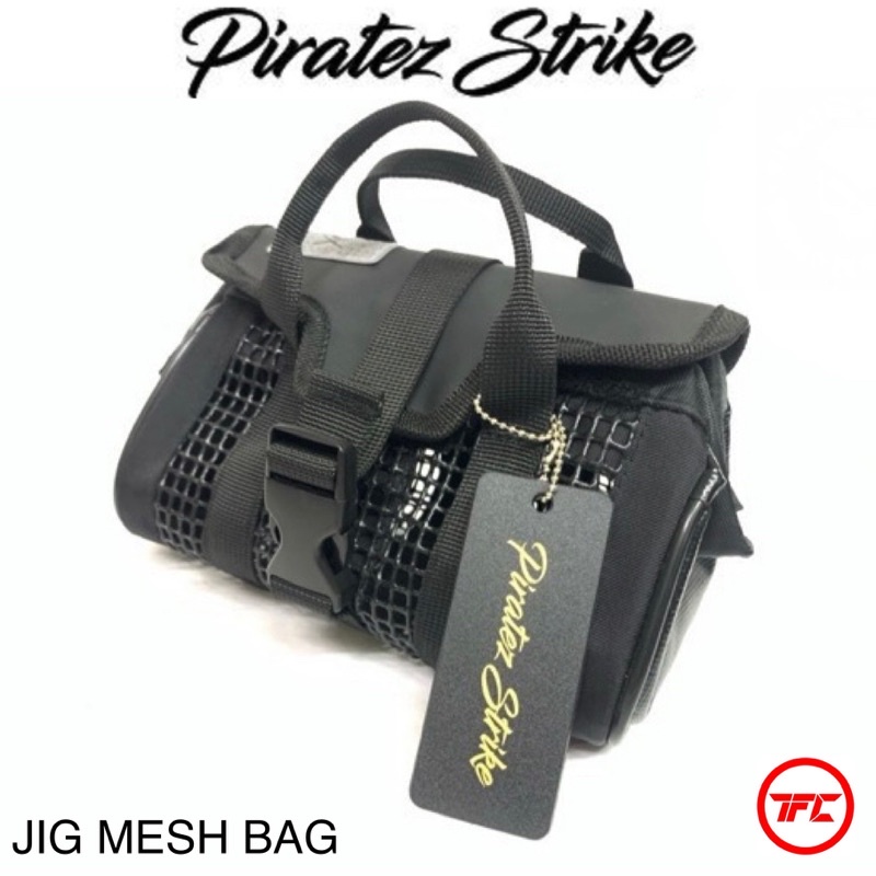 PIRATEZ STRIKE Jig Mesh Bag Tackle Storage Bag | Shopee Malaysia