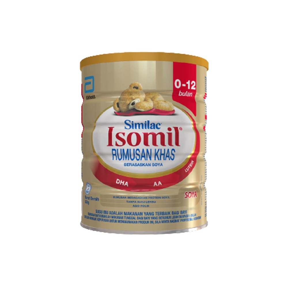 Similac Isomil Plus Lactose Free Soy Milk 110 Tahun Rumusan Soya