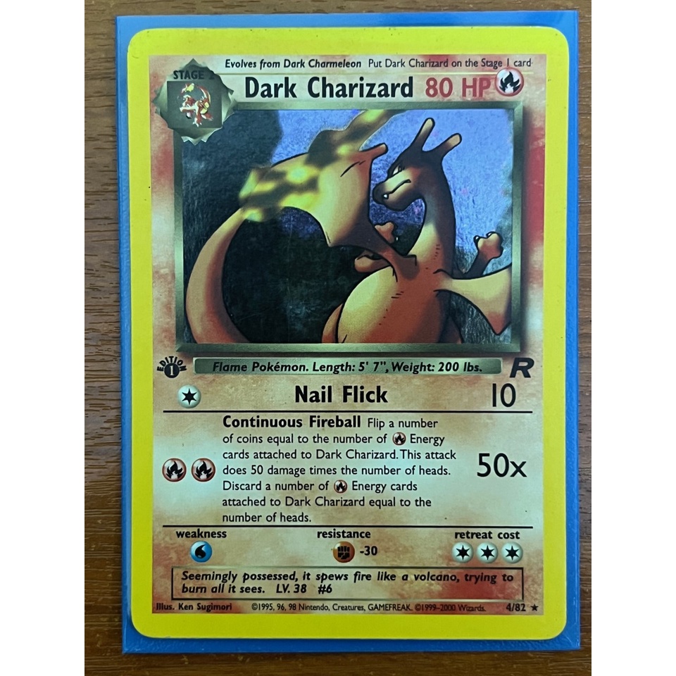 Dark Charizard [1st Edition] #4 Pokemon Team Rocket | Shopee Malaysia