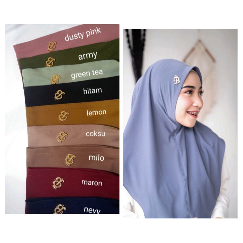 Hijab BERGO Antem/ BERGO Instant HIJAB/HIJAB Syria/HIJAB Instant ORI BEAUTY HIJAB