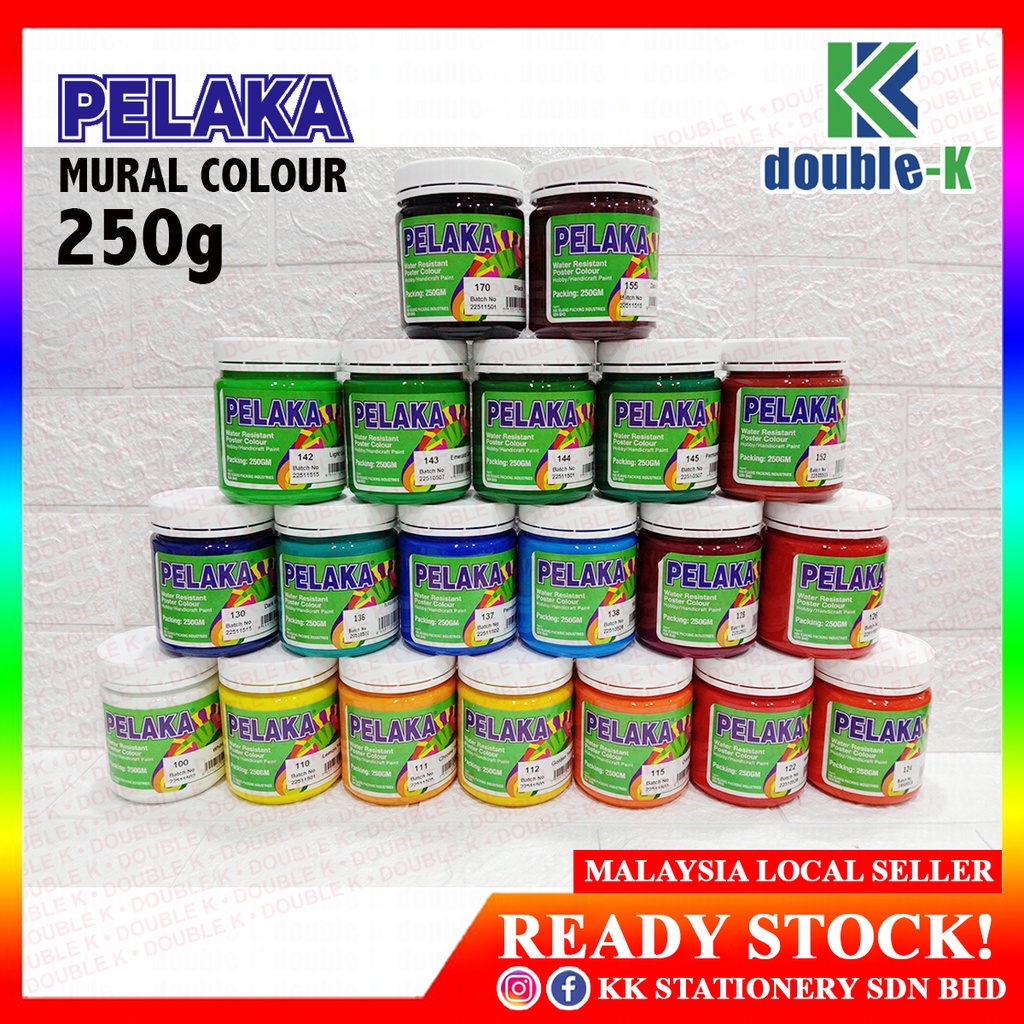 PELAKA Mural Colour/ Poster Colour/ Wall Painting (250g) - RM10.50-RM11 ...