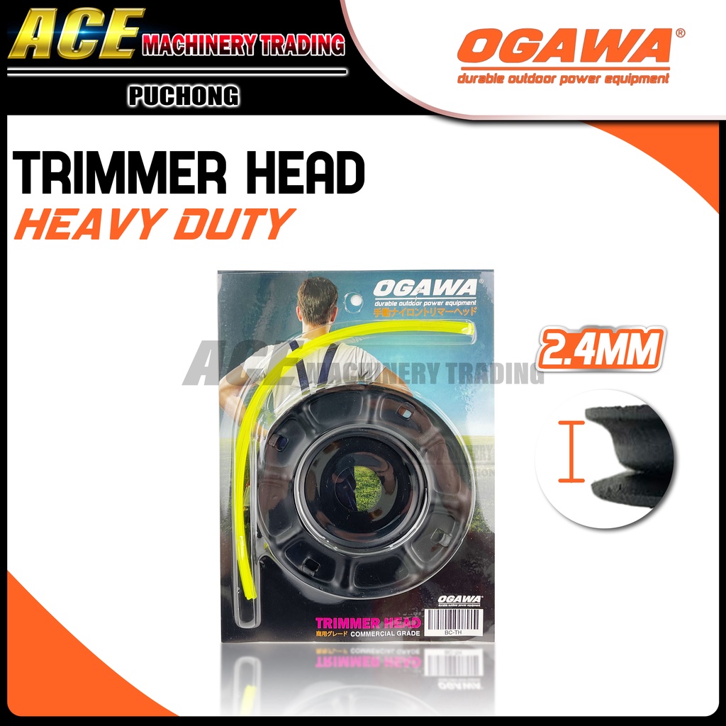 [ 100% Original ] OGAWA Grass Trimmer Cutter Disc Head With Trimmer Line / Plate Mesin Rumput