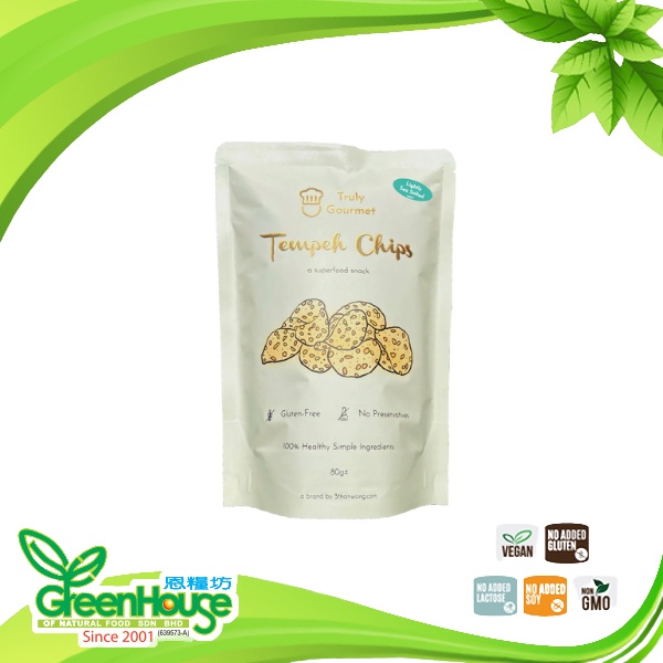 TRULY TEMPEH CHIP LIGHTLY SEA SALTED 80GM Shopee Malaysia