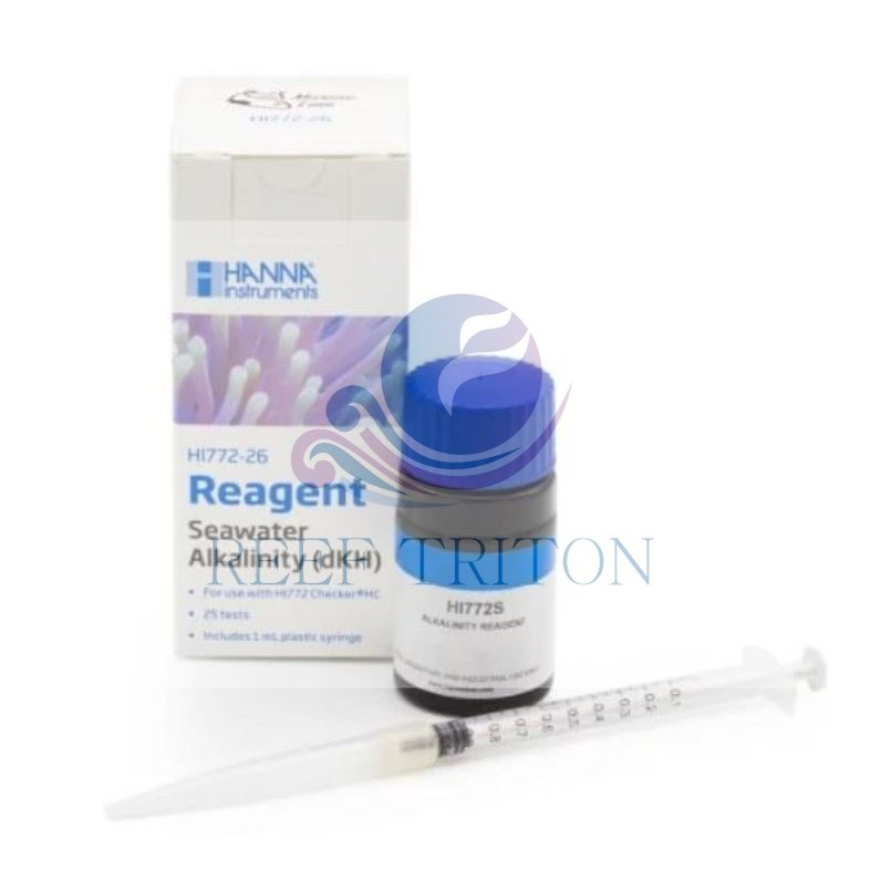 Hanna Marine Alkalinity (dKH) Reagents HI77226 EXPIRE 2025 (25 tests) test kit KH reef tank