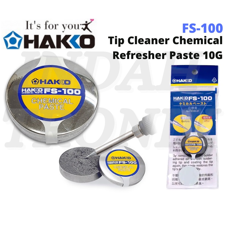 Hakko FS100 Soldering Iron Tip Cleaning Paste Tip Refresher Chemical