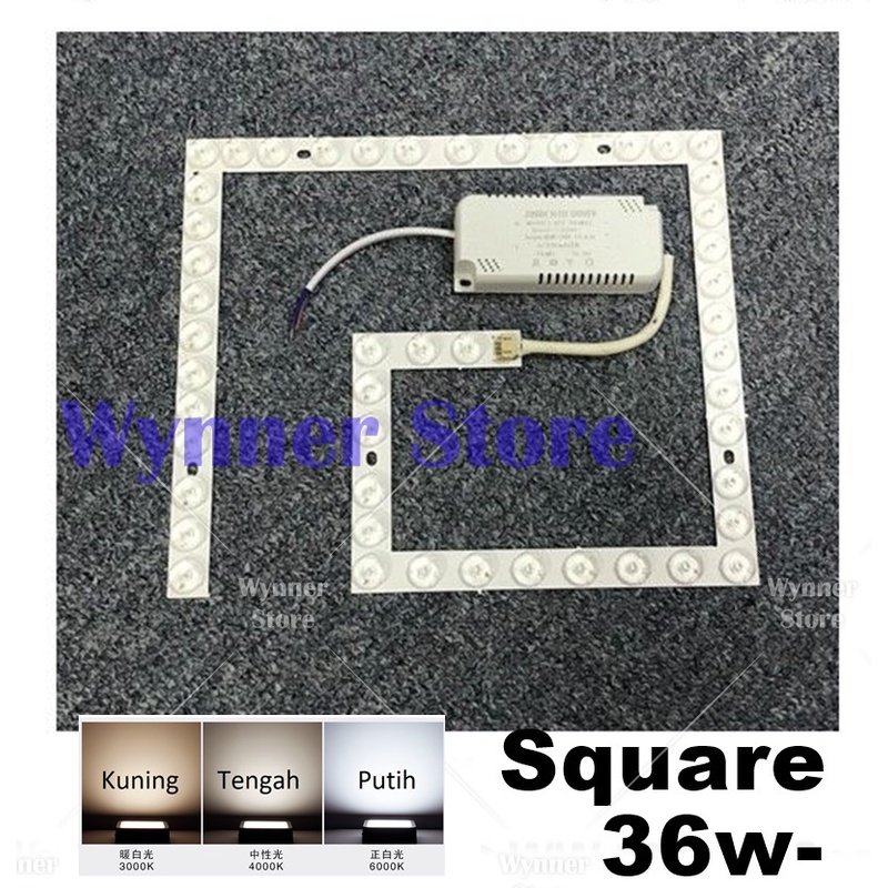 Wynner Store 36w Led Panel For Replacement Led Panel Lamp Square Shape