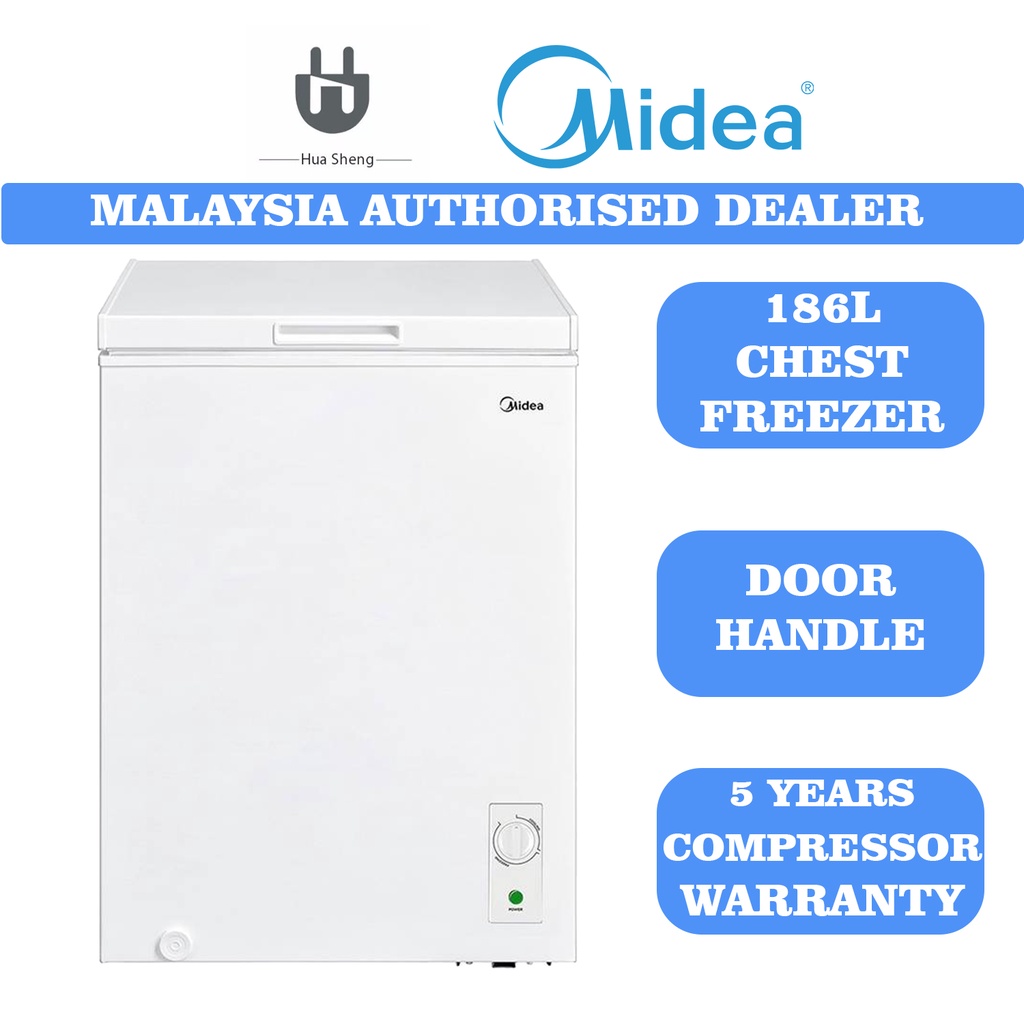 Midea Chest Freezer (186L) MDRC207FZB01 Shopee Malaysia