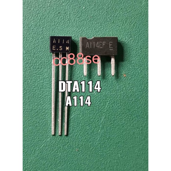 DTA114E DTA114 A114 PNP SILICON BIAS RESISTOR TRANSISTOR Shopee Malaysia